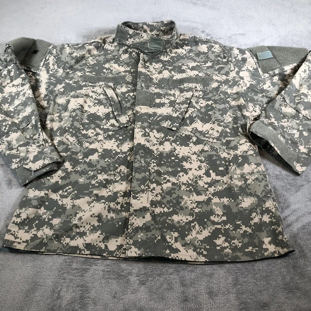 US Army Digital Camo Jacket Mens Large Military Combat Uniform 8415-01-519-8501 - Picture 3 of 16